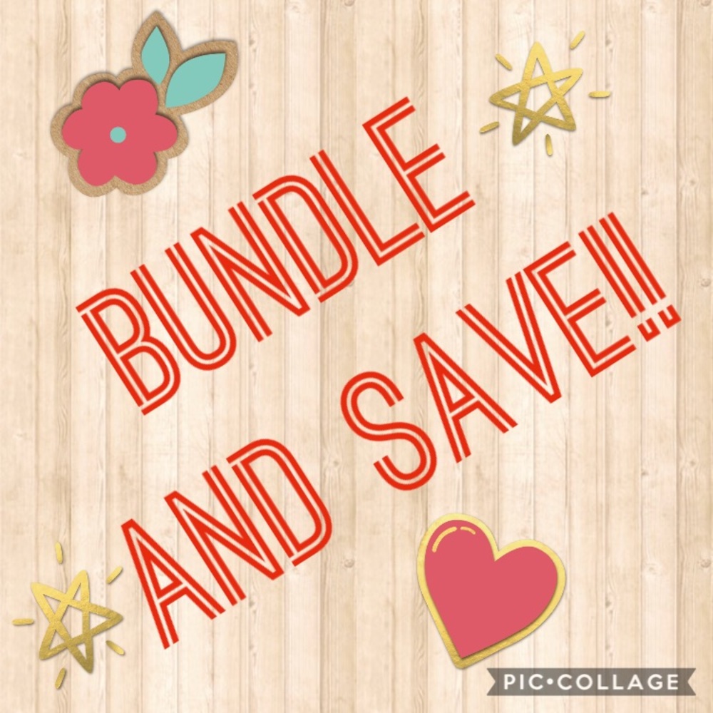 Bundle 4 $8 items for $20. Extra Discount given on bundles!!!
